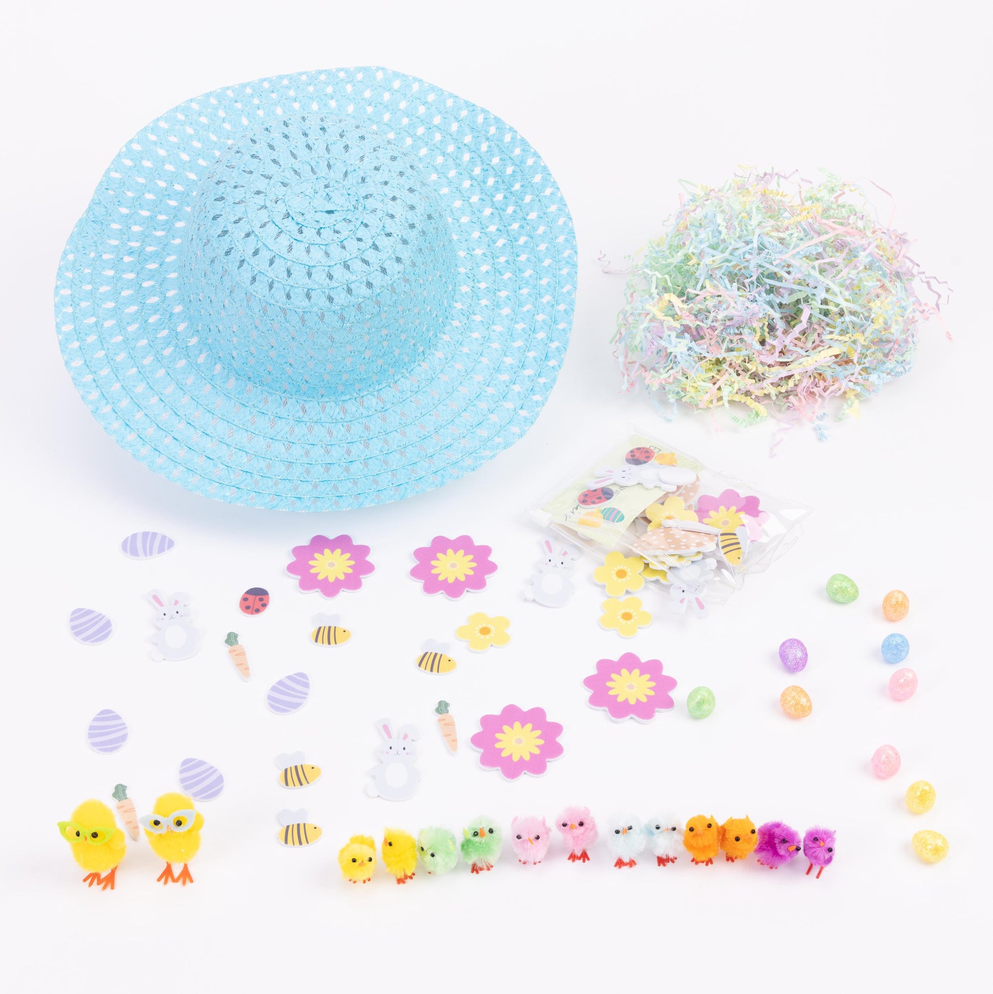 Easter Bonnet Boys Girls Hat To Decorate For Children's Parties Parades Summer blue Etsy