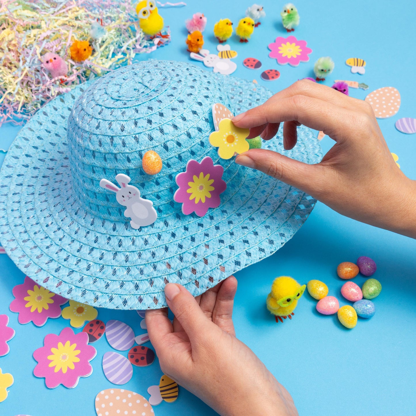 Easter Bonnet Boys Girls Hat To Decorate For Children's Parties Parades Summer blue Etsy