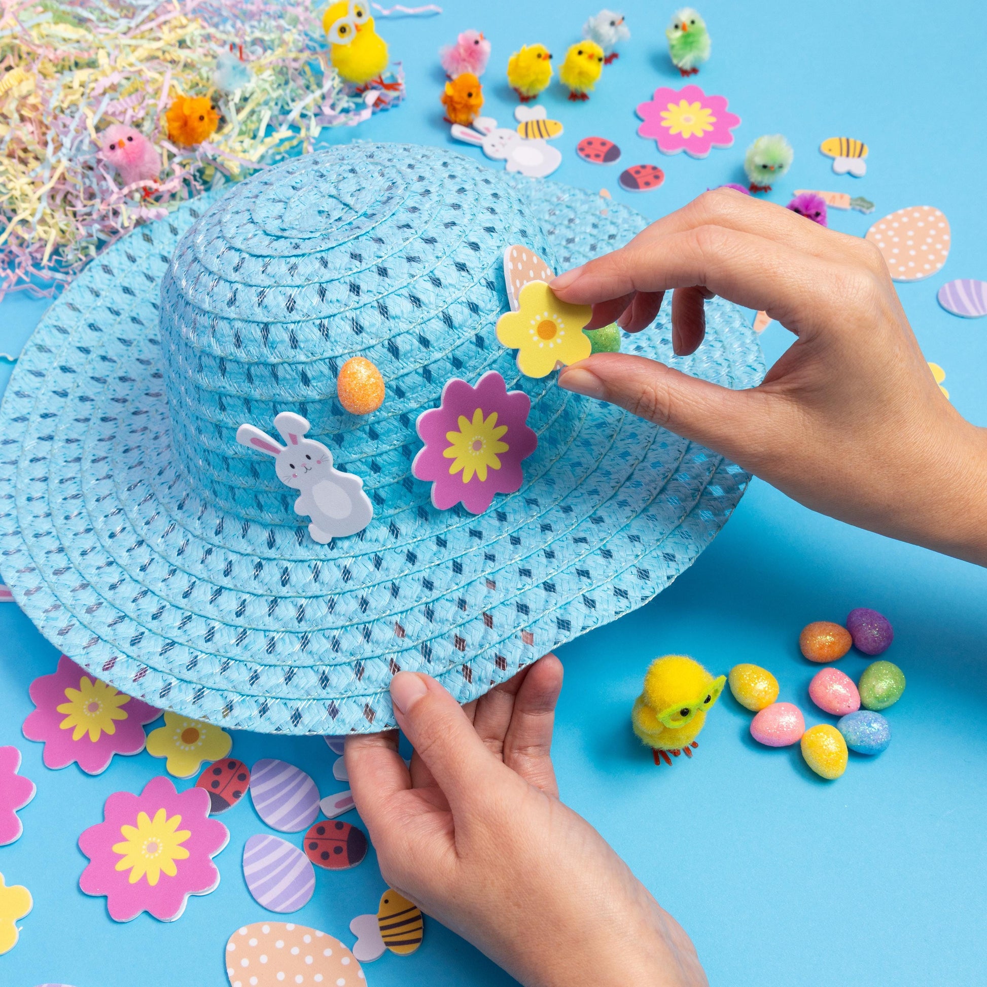 Easter Bonnet Boys Girls Hat To Decorate For Children's Parties Parades Summer blue Etsy