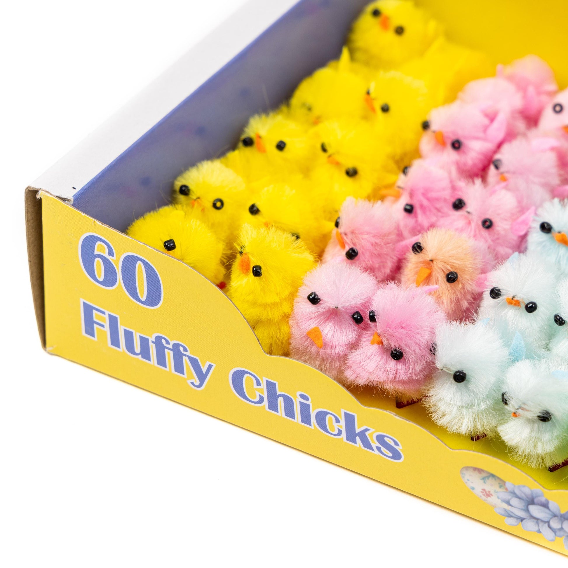 60 Easter Chicks Plush Colourful Bonnet Hat Craft Kids Egg Hamper Decorations Etsy