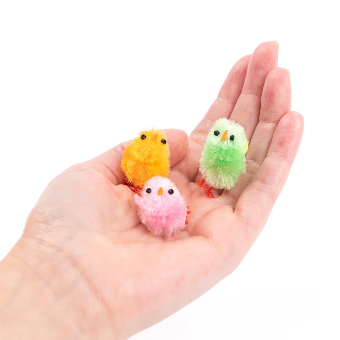 60 Easter Chicks Plush Colourful Bonnet Hat Craft Kids Egg Hamper Decorations Etsy