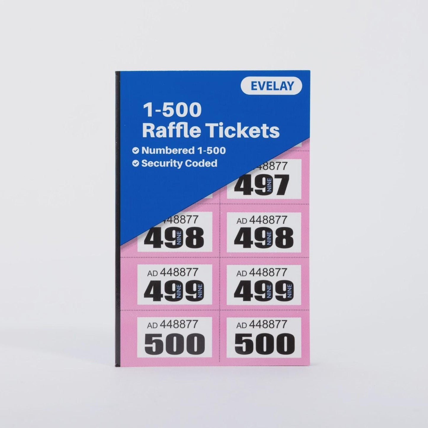 2 Books of 1-500 Cloakroom Raffle Tombola Draw Tickets Numbered Mixed colours Etsy