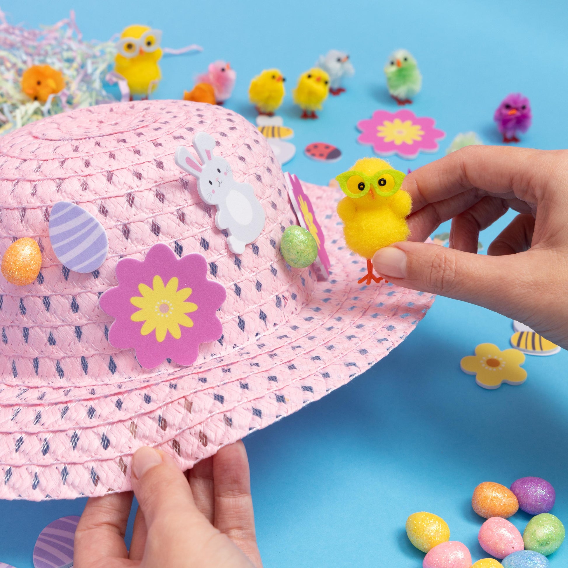 Easter Bonnet Boys Girls Hat To Decorate For Children's Parties Parades Summer blue Etsy