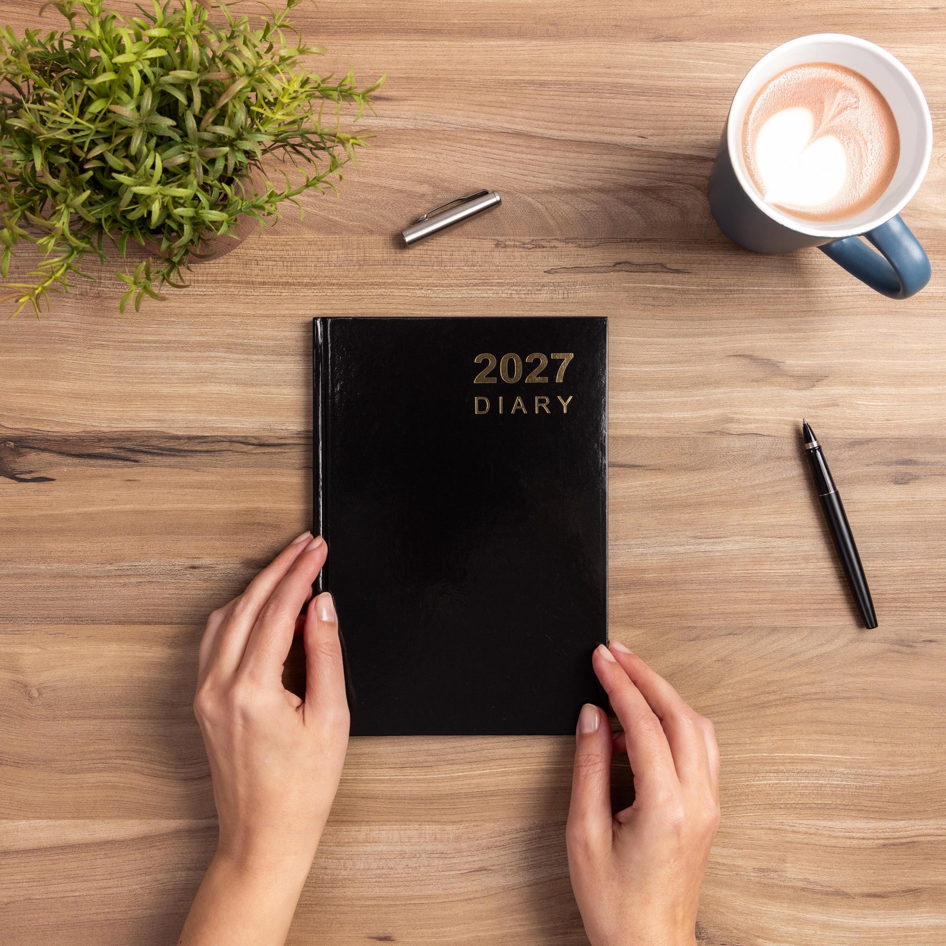 2027 A5 Week To View Diary Full Year Planner Organiser Hardback Cover Etsy