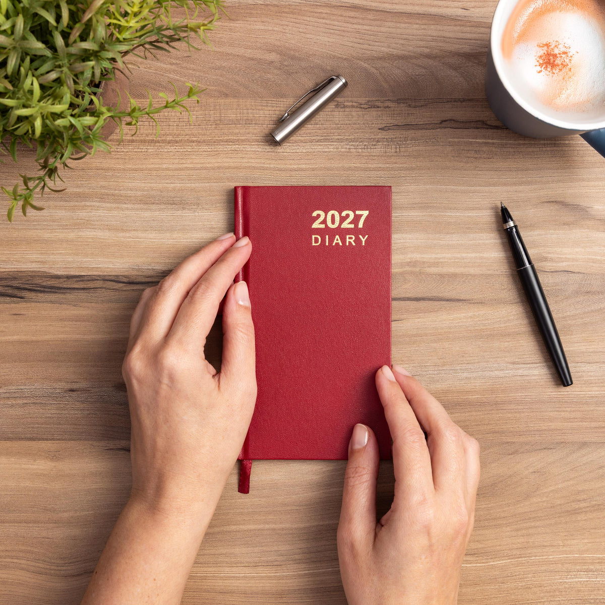 2027 Diary Slim Size Week to View Jan-Dec Diaries Full Year Hardback Planner Etsy