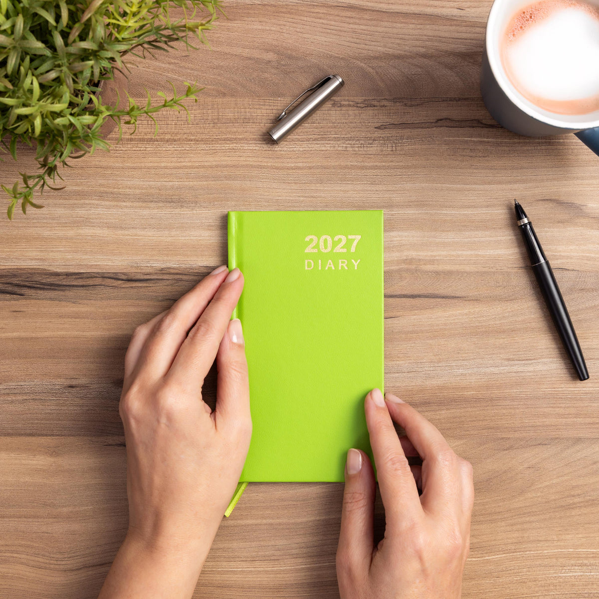 2027 Diary Slim Size Week to View Jan-Dec Diaries Full Year Hardback Planner Etsy