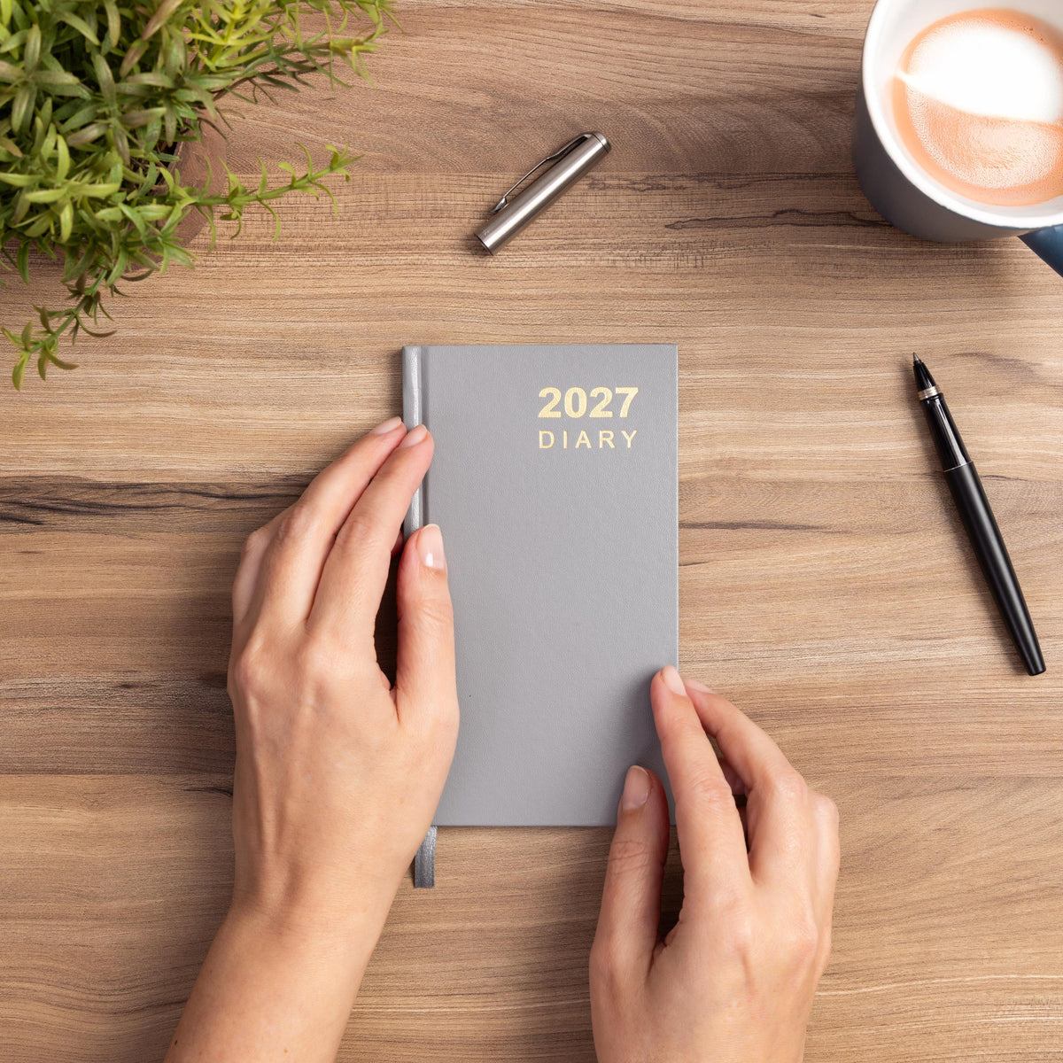2027 Diary Slim Size Week to View Jan-Dec Diaries Full Year Hardback Planner Etsy