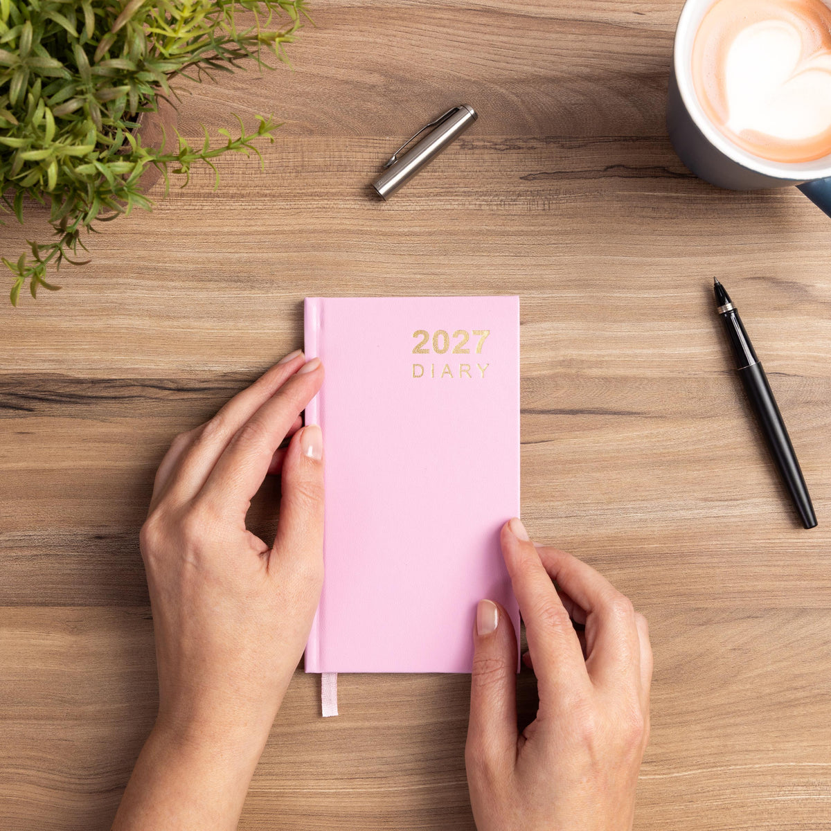 2027 Diary Slim Size Week to View Jan-Dec Diaries Full Year Hardback Planner Etsy