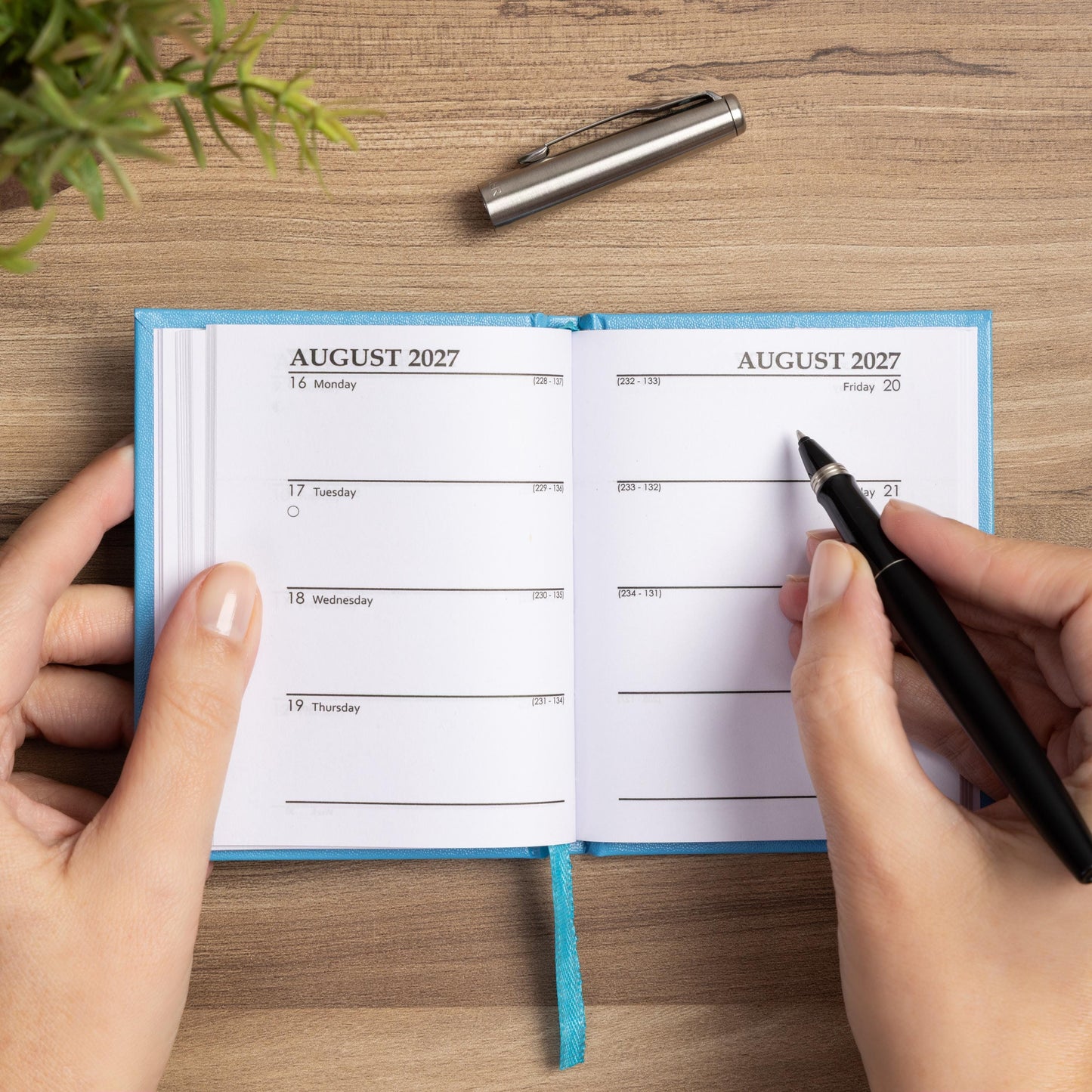 2027 pocket diary Week to View Planner full year Hard back multiple colors Etsy