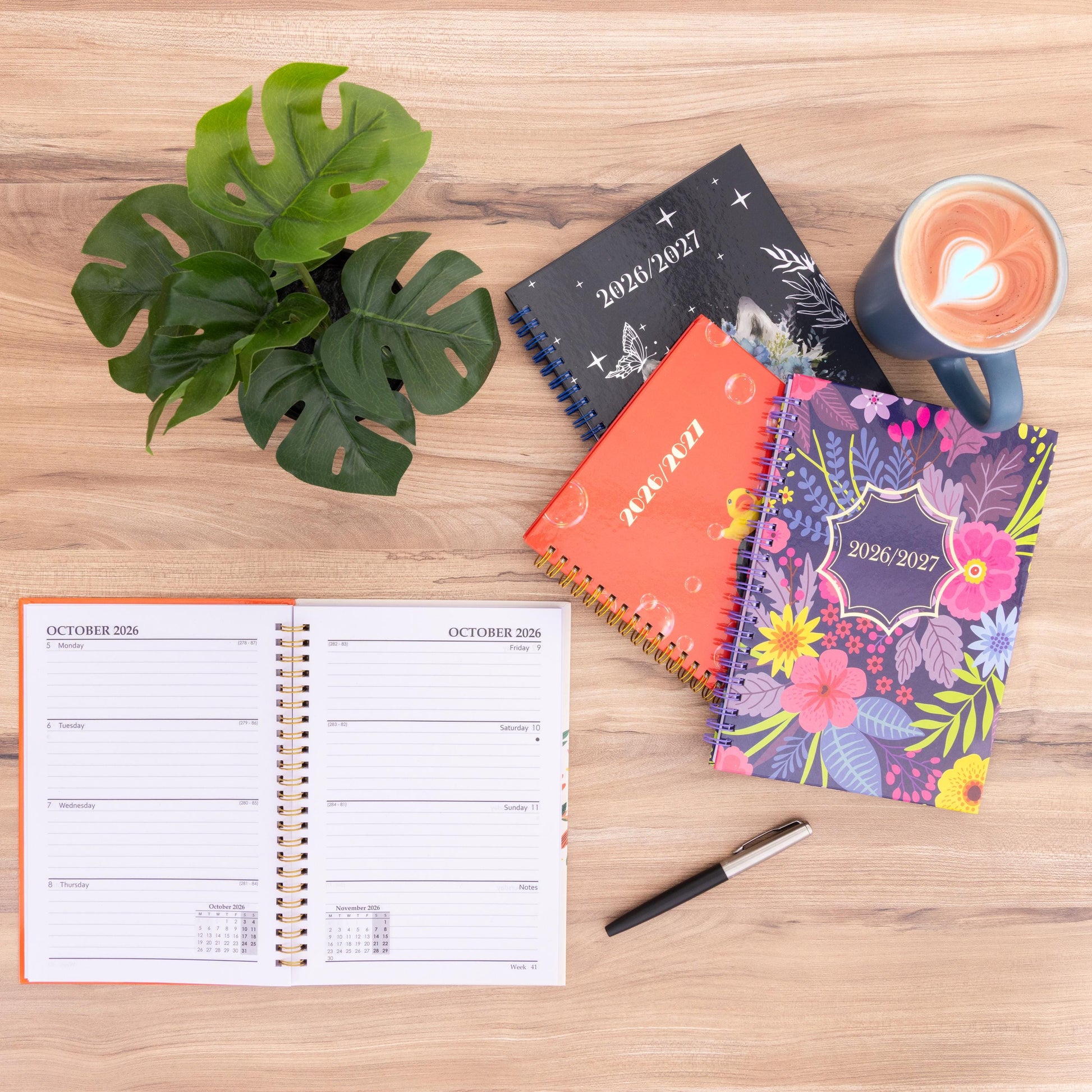 2026-2027 Academic Diary A5 Spiral Week to view School Office Mid Year Hardback Etsy
