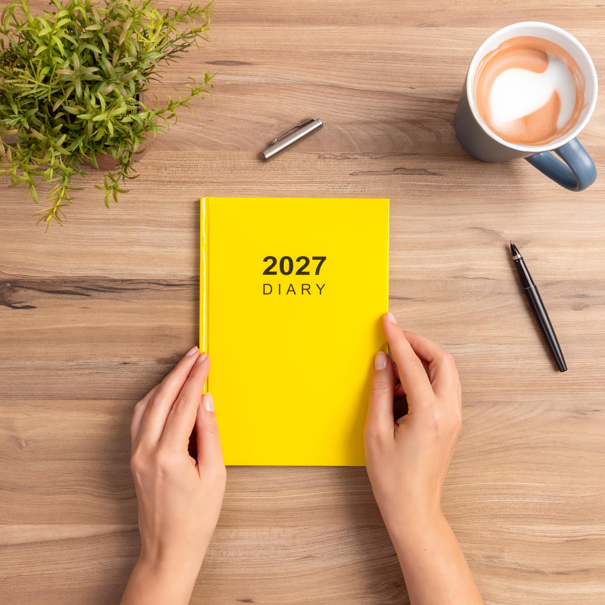2027 Diary A5 Week to view Full Year Office Organiser Planner Hardback Diaries Etsy