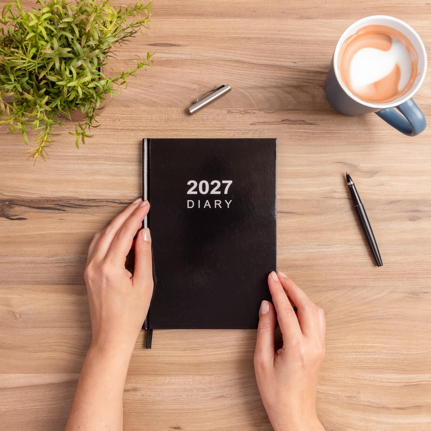 2027 Diary A5 Week to view Full Year Office Organiser Planner Hardback Diaries Etsy