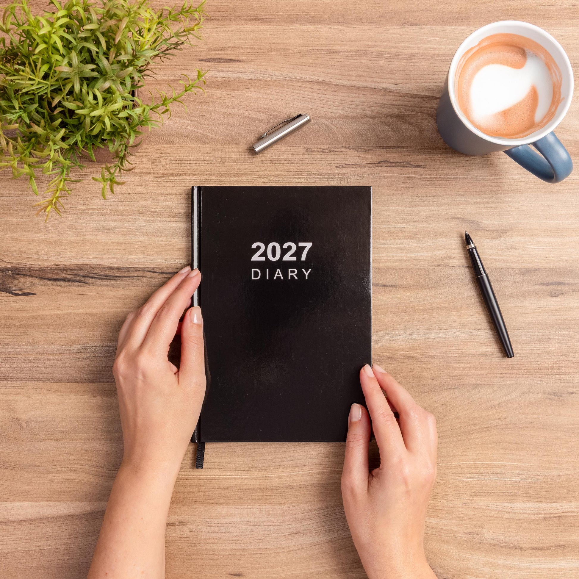 2027 Diary A5 Week to view Full Year Office Organiser Planner Hardback Diaries Etsy