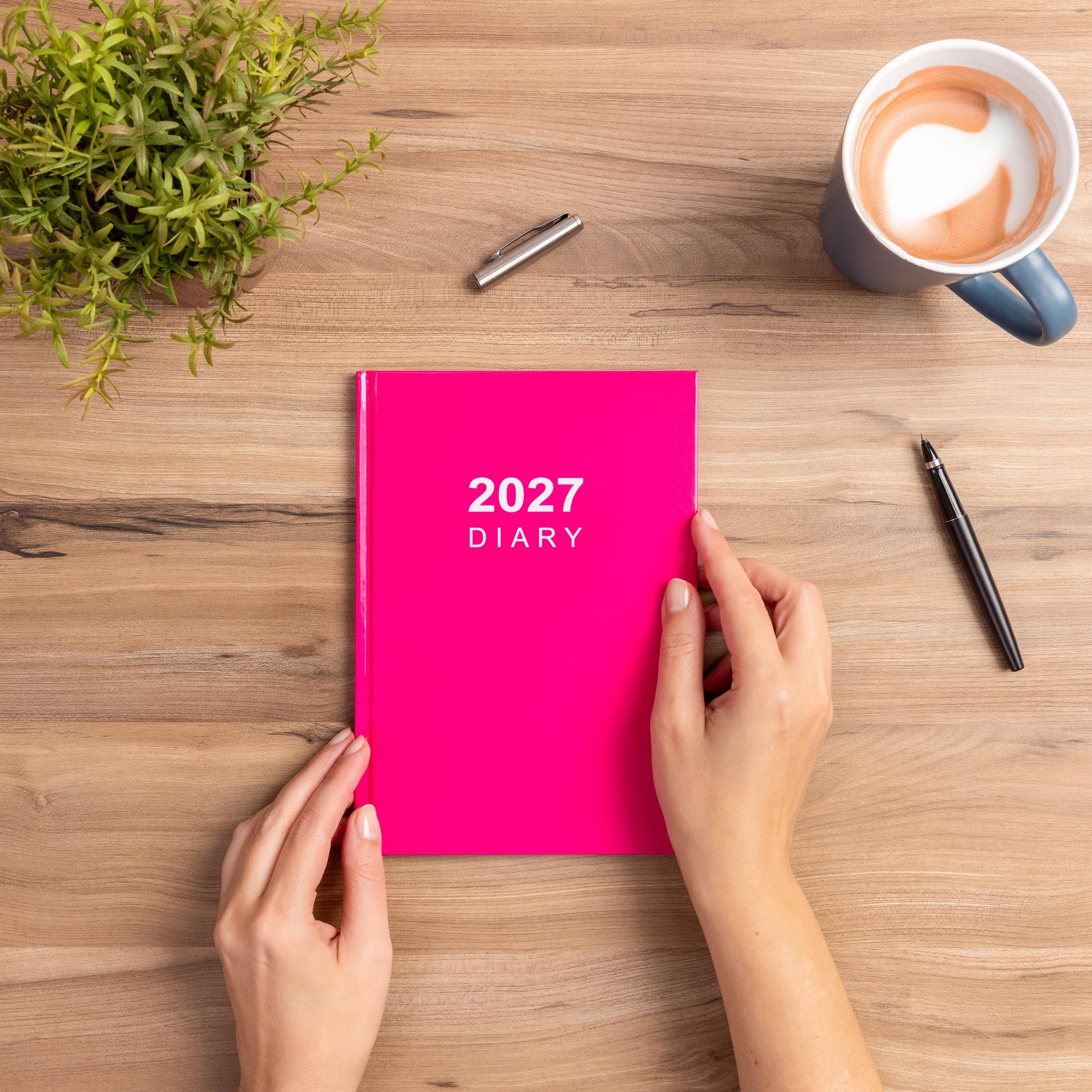 2027 Diary A5 Week to view Full Year Office Organiser Planner Hardback Diaries Etsy