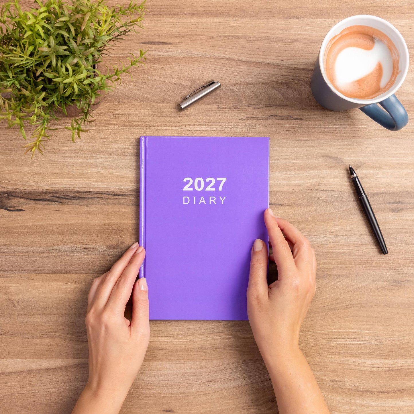 2027 Diary A5 Week to view Full Year Office Organiser Planner Hardback Diaries Etsy
