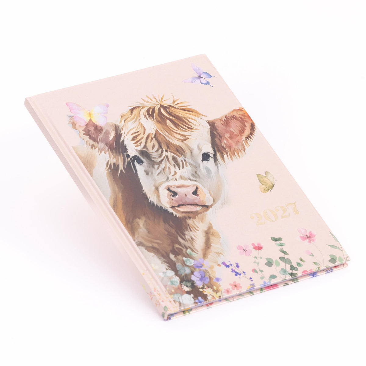 2027 Diary A5 Week to View 2026 Diaries Year Organiser Calendar Highland Cow Etsy