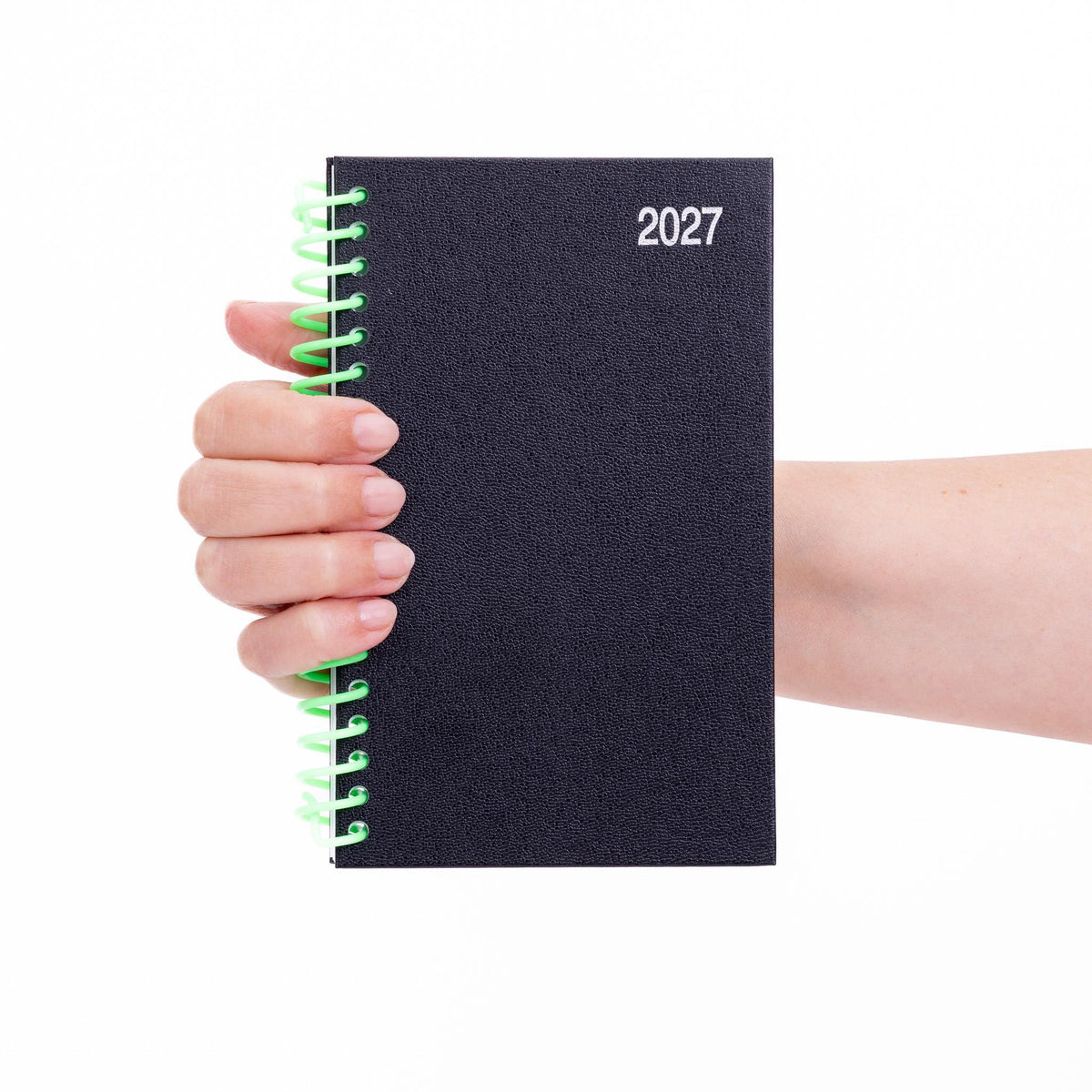 2027 Slim Week To View Diary Full Year Planner Organiser Plastic Spiral Hardback Etsy