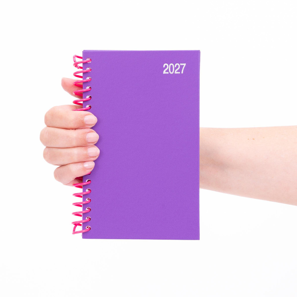 2027 Slim Week To View Diary Full Year Planner Organiser Plastic Spiral Hardback Etsy