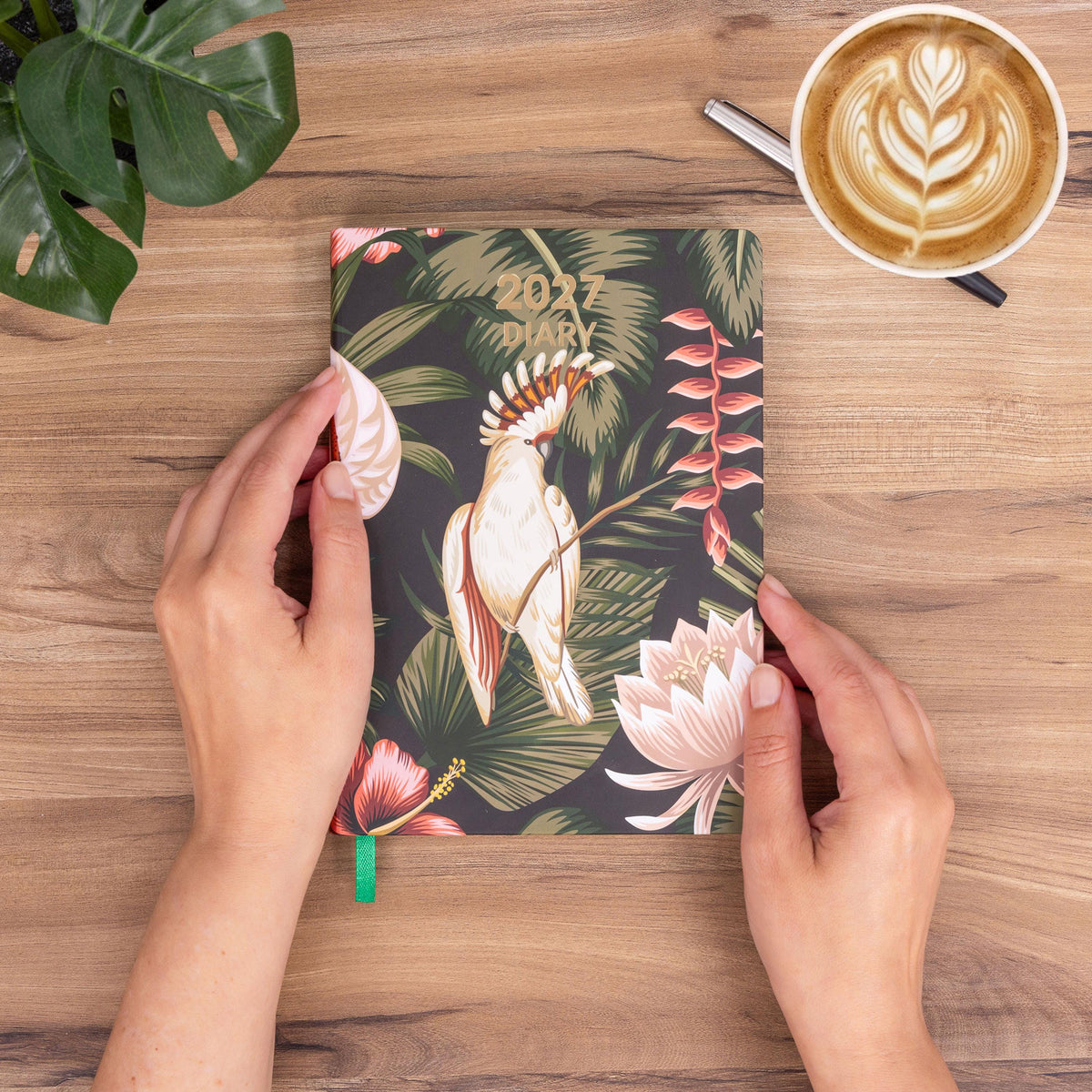 2027 Diary A5 Day to Page Full Year Planner Desk Hardback Luxury Printed Edge Etsy