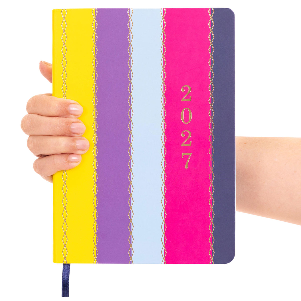 2027 Diary A5 Day to Page Full Year Planner Desk Hardback Luxury Printed Edge Etsy