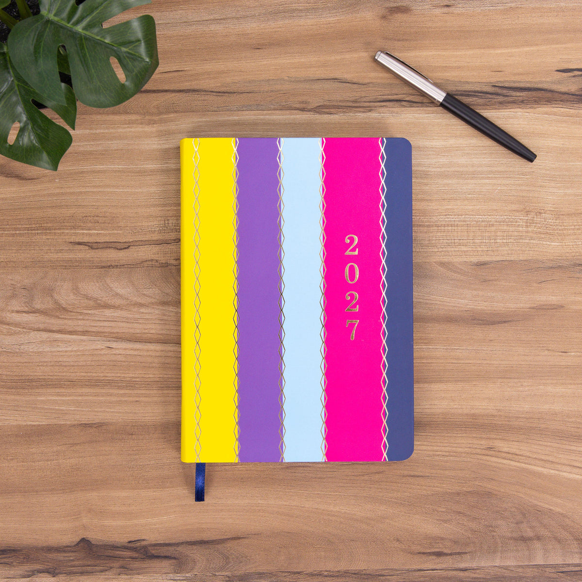 2027 Diary A5 Day to Page Full Year Planner Desk Hardback Luxury Printed Edge Etsy