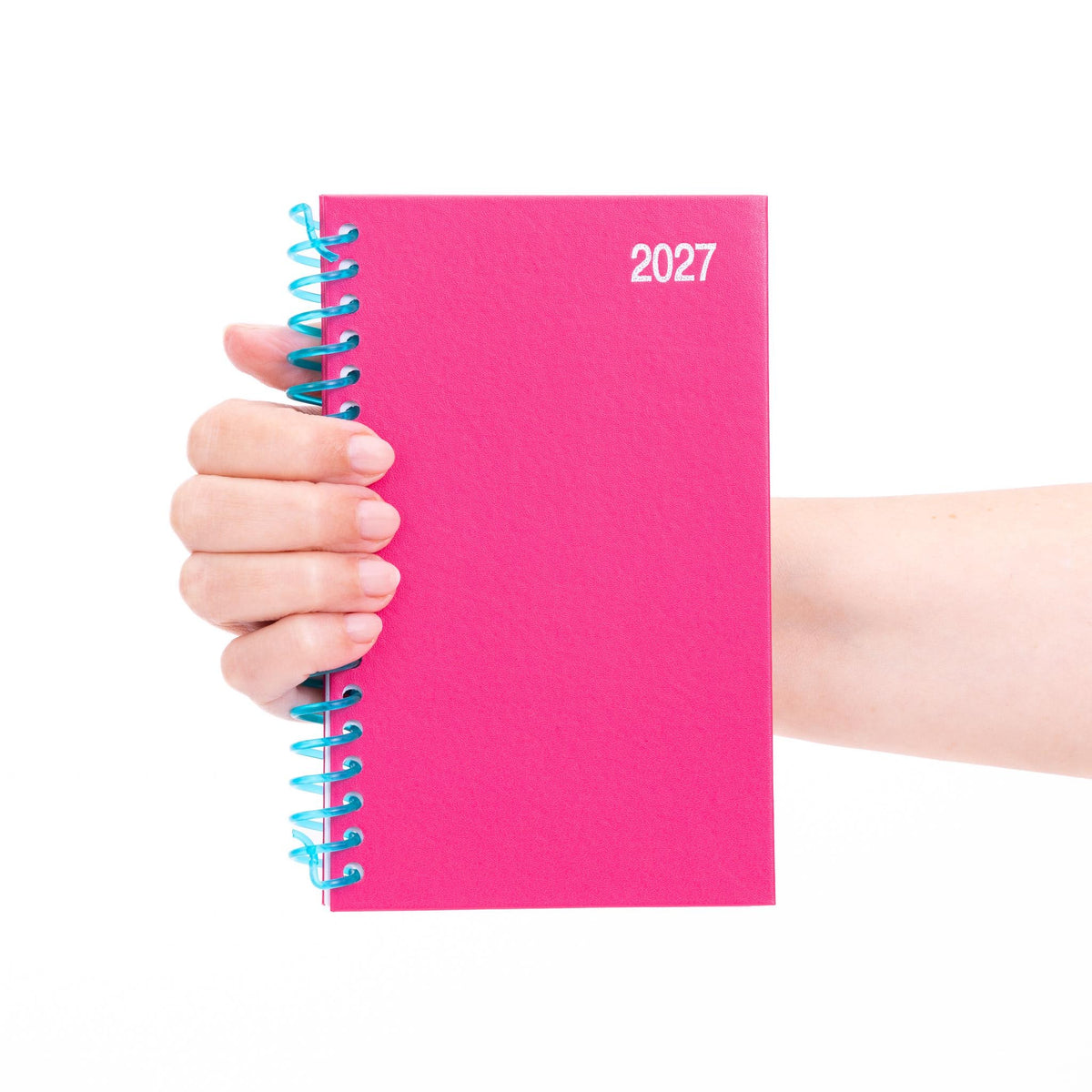 2027 Slim Week To View Diary Full Year Planner Organiser Plastic Spiral Hardback Etsy