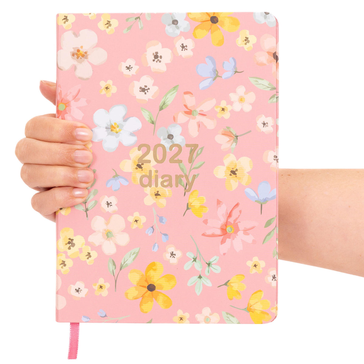 2027 Diary A5 Day to Page Full Year Planner Desk Hardback Luxury Printed Edge Etsy