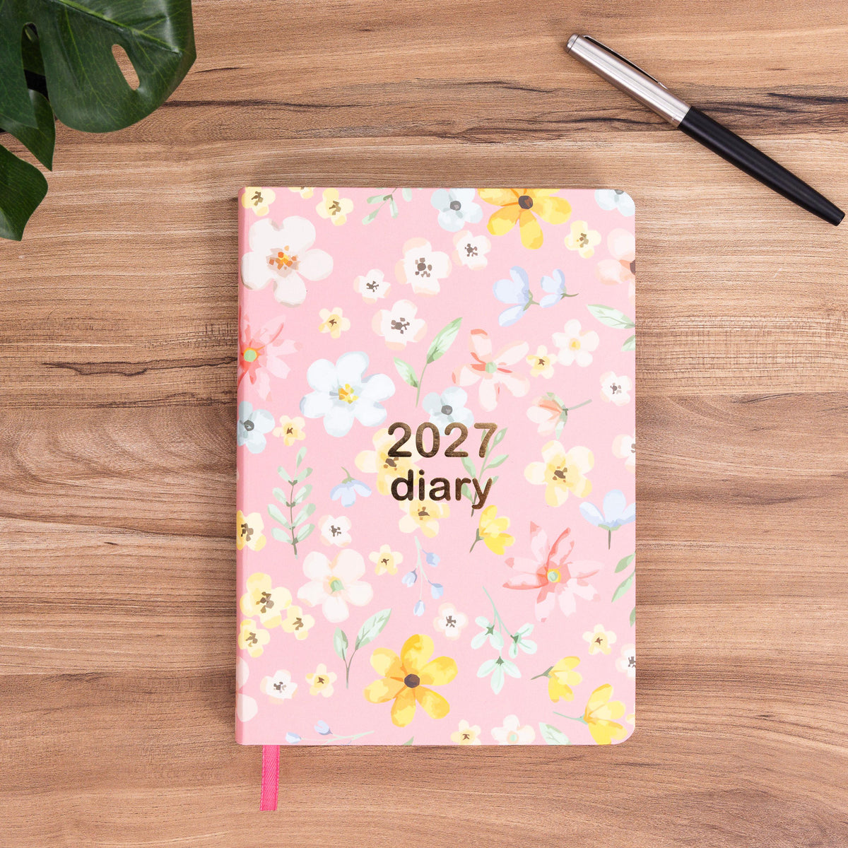2027 Diary A5 Day to Page Full Year Planner Desk Hardback Luxury Printed Edge Etsy
