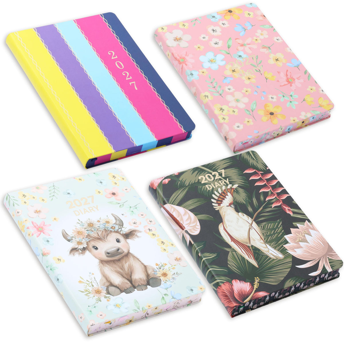 2027 Diary A5 Day to Page Full Year Planner Desk Hardback Luxury Printed Edge Etsy