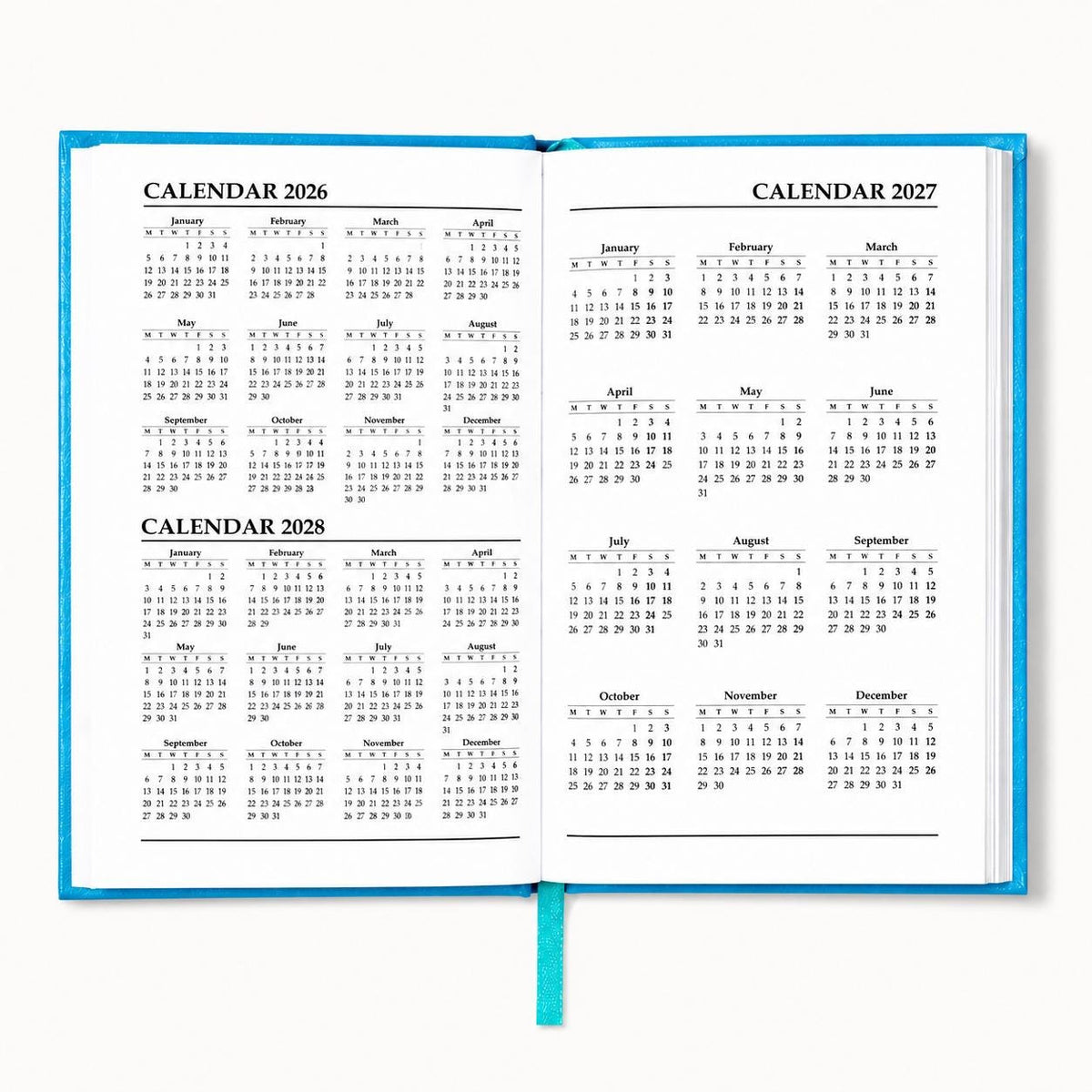 2027 A6 Hardback Diary: Page-a-Day Planner, Full Year Planning Etsy
