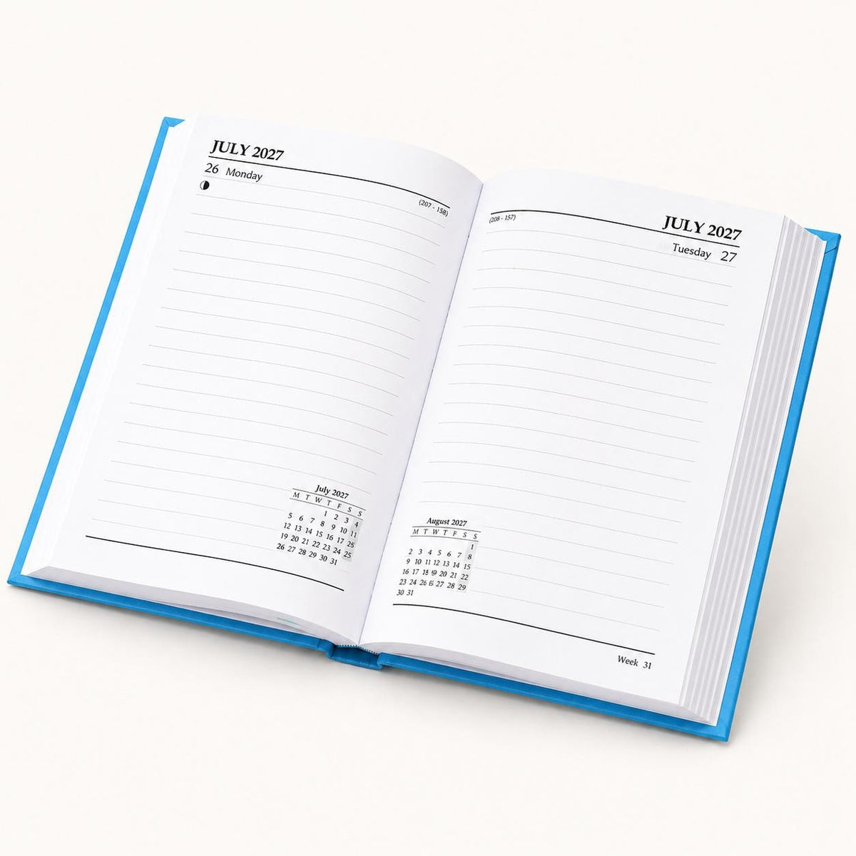 2027 A6 Hardback Diary: Page-a-Day Planner, Full Year Planning Etsy
