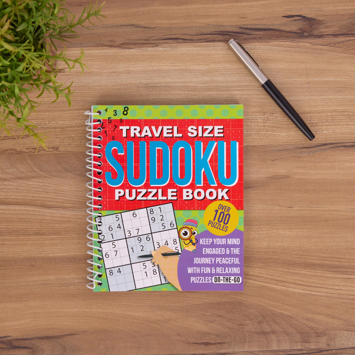 2 Sudoku Books Spiral Bound Puzzle Adults Travel Size over 200 Puzzles Etsy