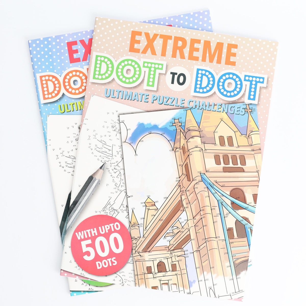 2 Extreme Dot to Dot Books Mega Puzzle Adults Travel Size Puzzles Etsy
