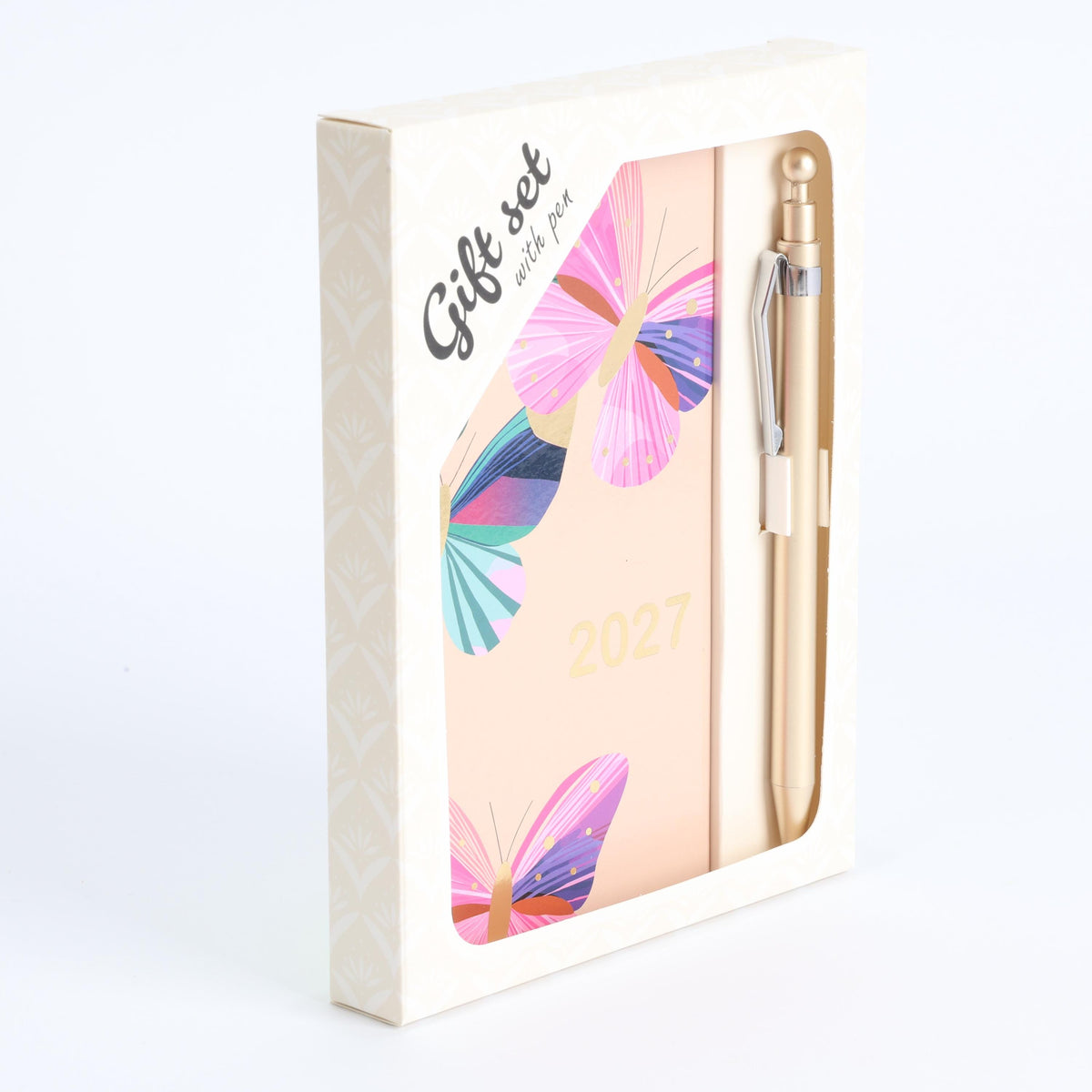 2027 Slim Week to View Diary with Pen Gift Set (Unruled Pages) Etsy