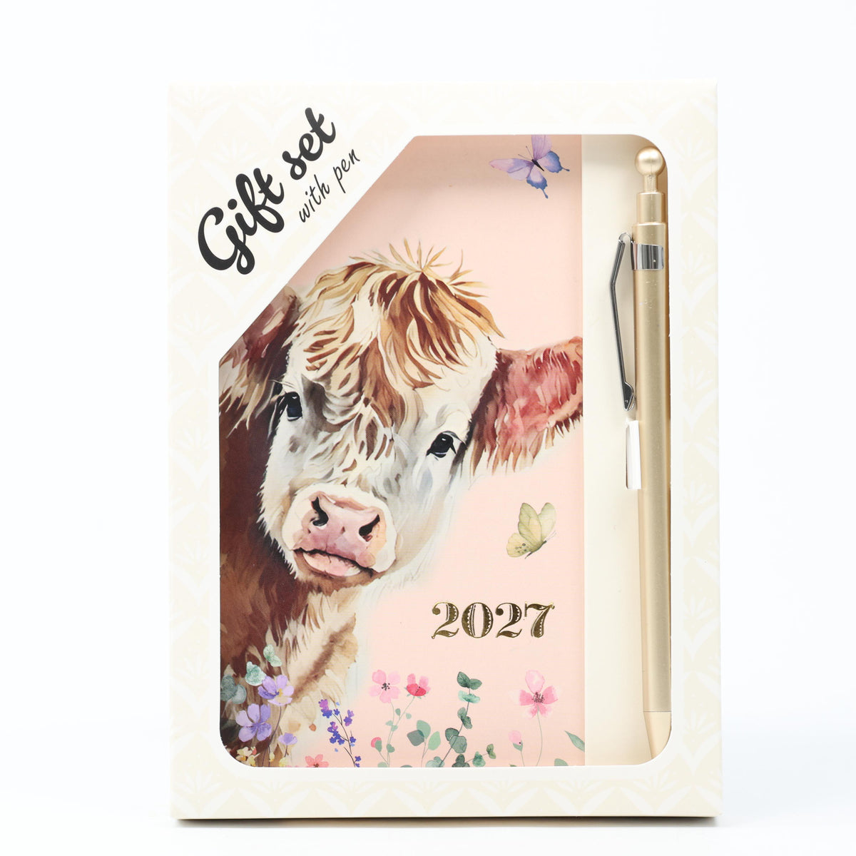 2027 Slim Week to View Diary with Pen Gift Set (Unruled Pages) Etsy