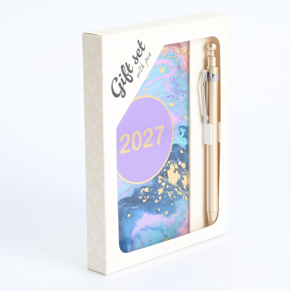 2027 Slim Week to View Diary with Pen Gift Set (Unruled Pages) Etsy