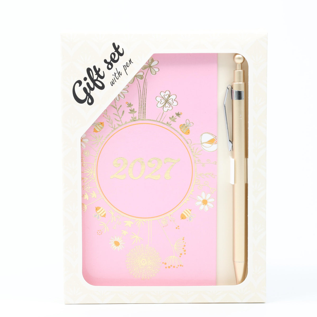 2027 Slim Week to View Diary with Pen Gift Set (Unruled Pages) Etsy