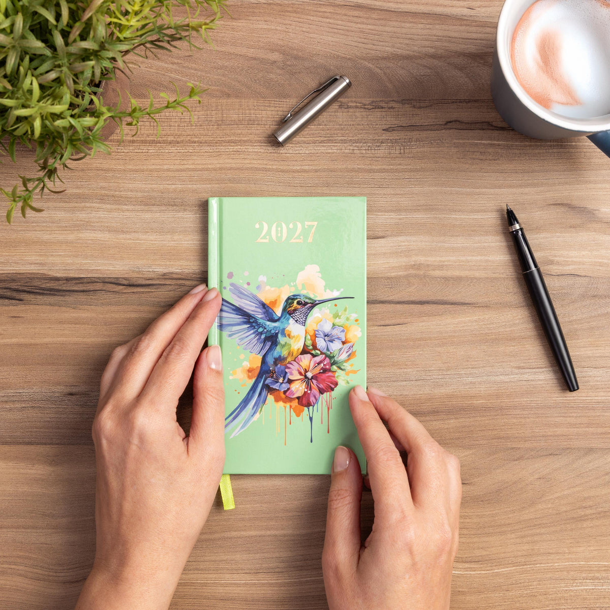 2027 Slim Week to View Diary with Pen Gift Set (Unruled Pages) Etsy