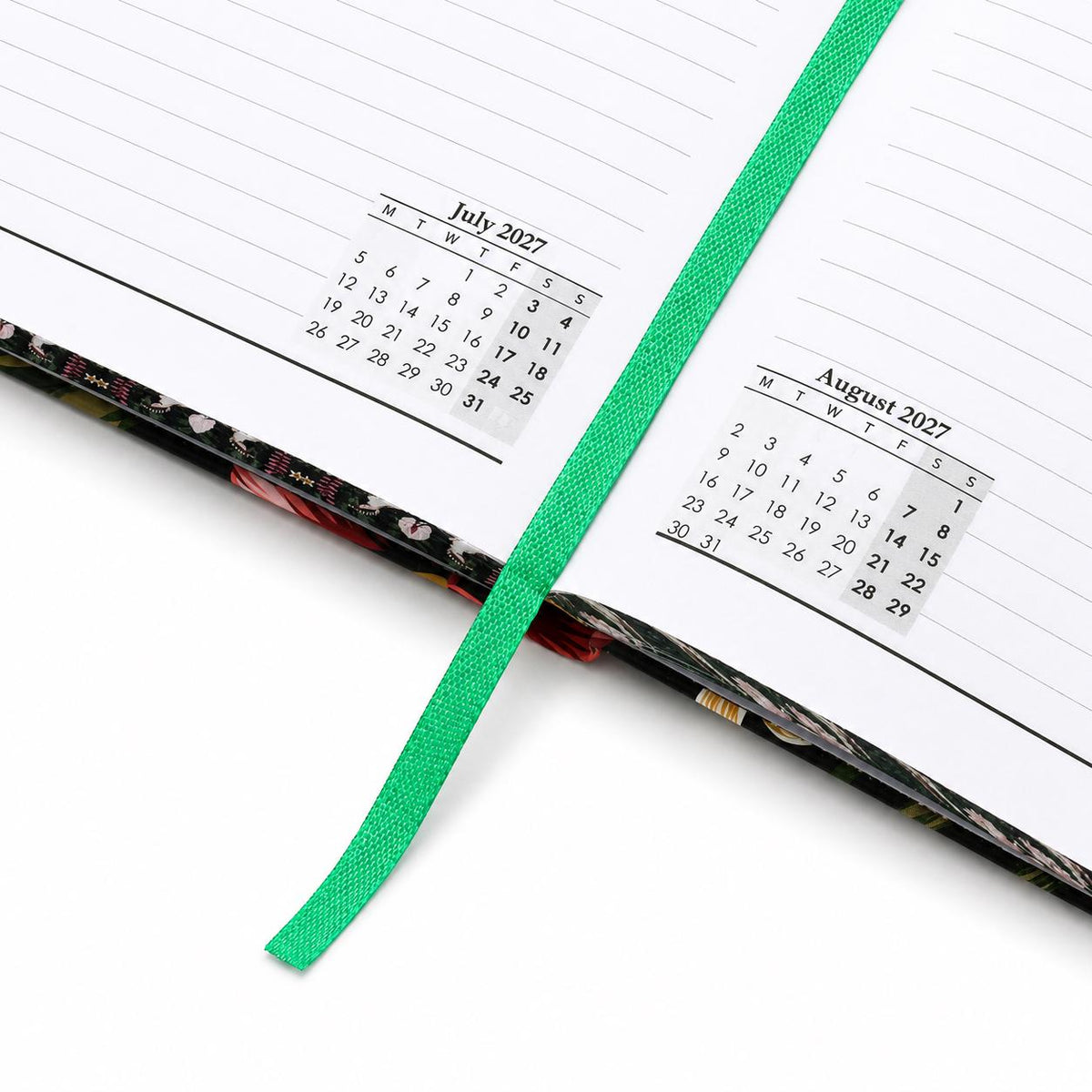 2027 Diary A5 Day to Page Full Year Planner Desk Hardback Luxury Printed Edge Etsy