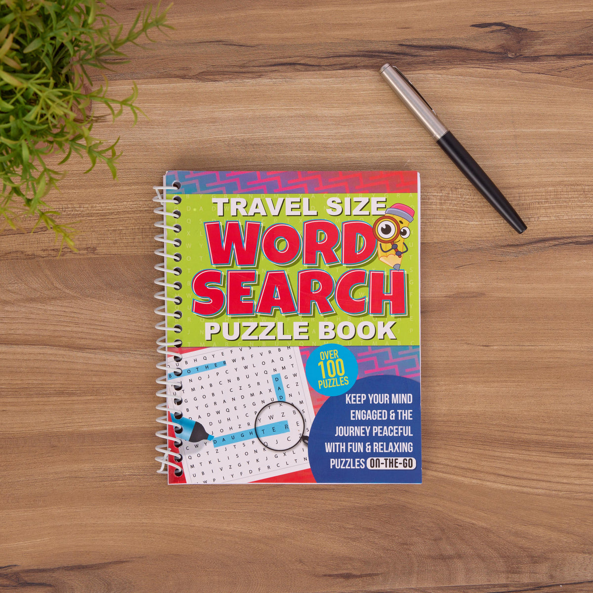 2 Word Search Books Spiral Bound Puzzle Adults Travel Size over 200 Puzzles Etsy