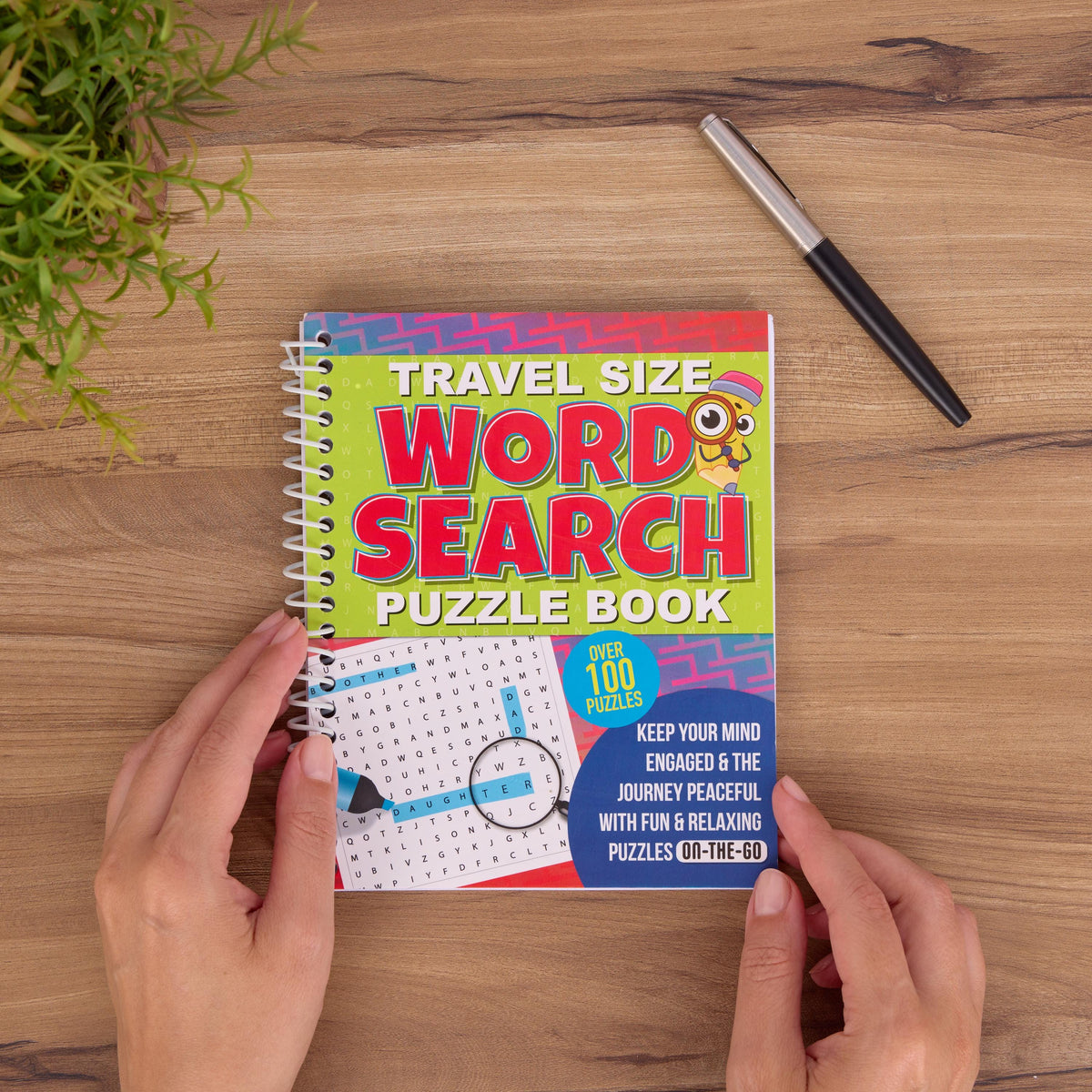 2 Word Search Books Spiral Bound Puzzle Adults Travel Size over 200 Puzzles Etsy