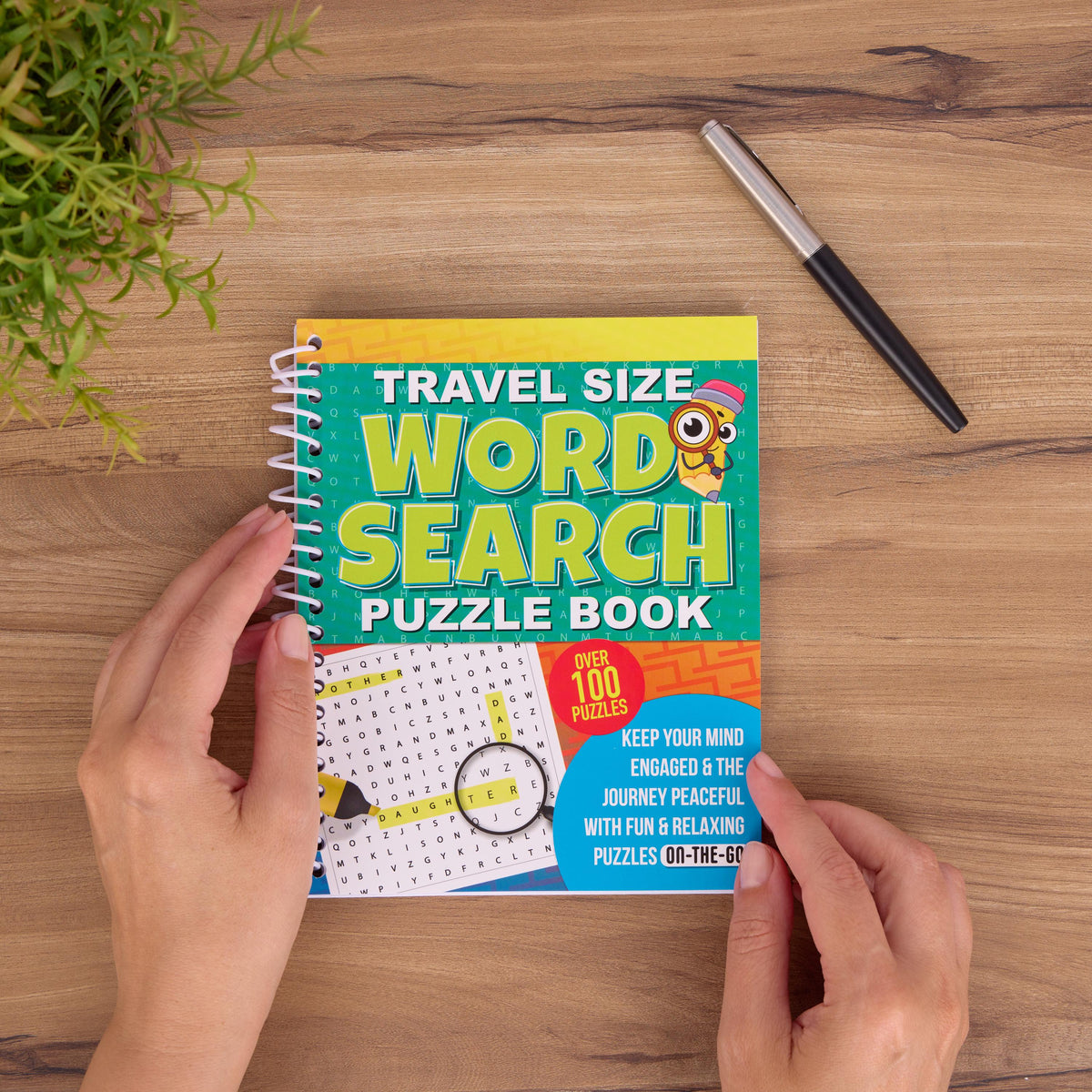 2 Word Search Books Spiral Bound Puzzle Adults Travel Size over 200 Puzzles Etsy
