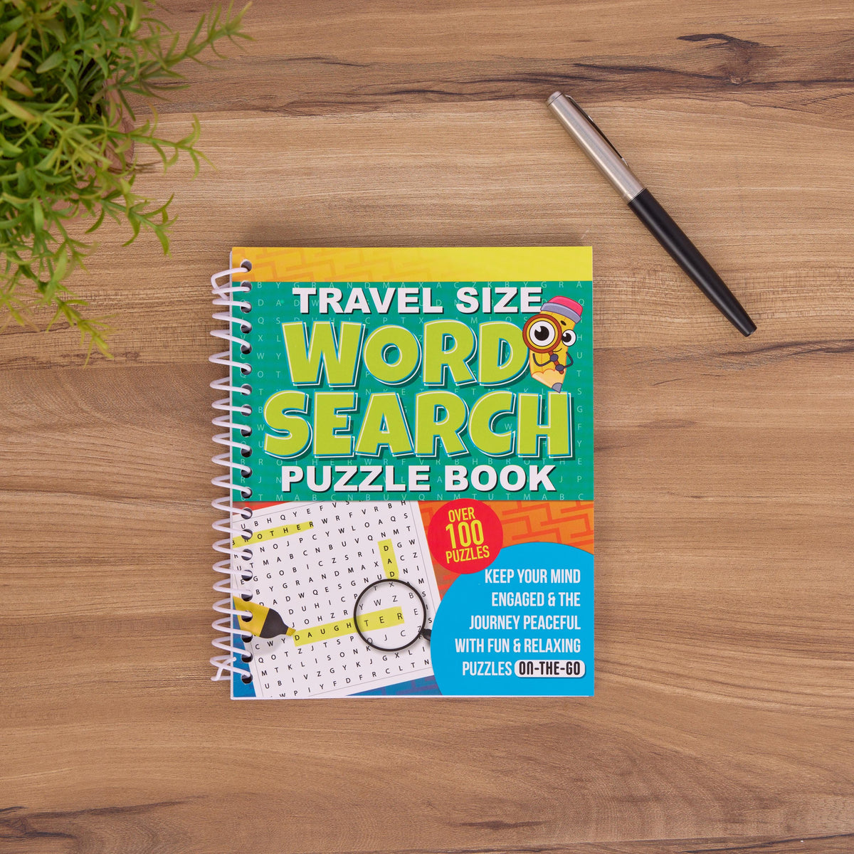 2 Word Search Books Spiral Bound Puzzle Adults Travel Size over 200 Puzzles Etsy