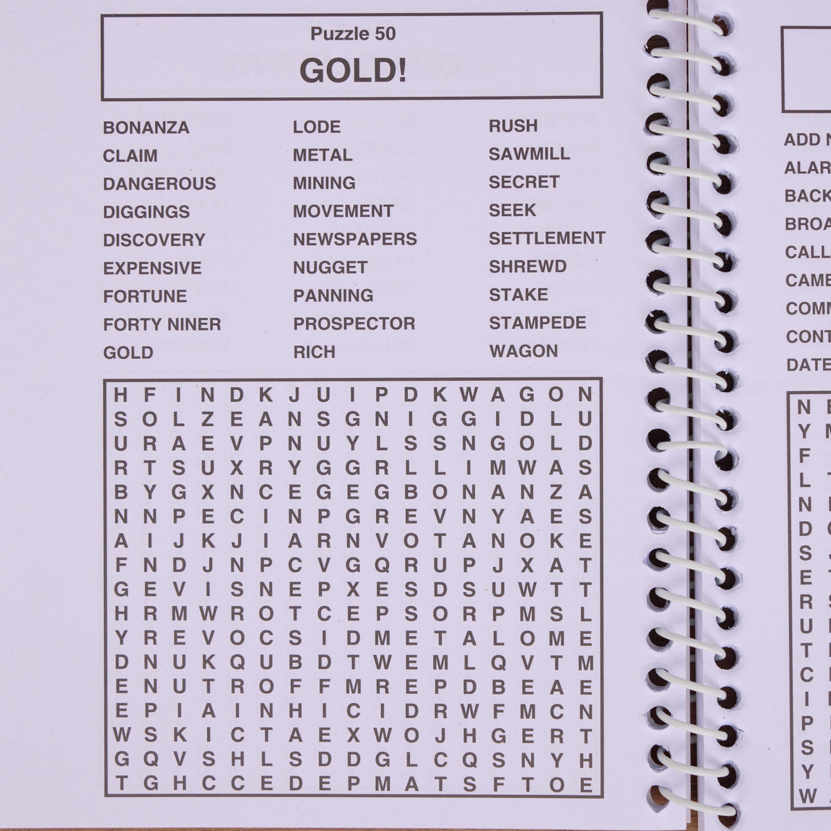 2 Word Search Books Spiral Bound Puzzle Adults Travel Size over 200 Puzzles Etsy
