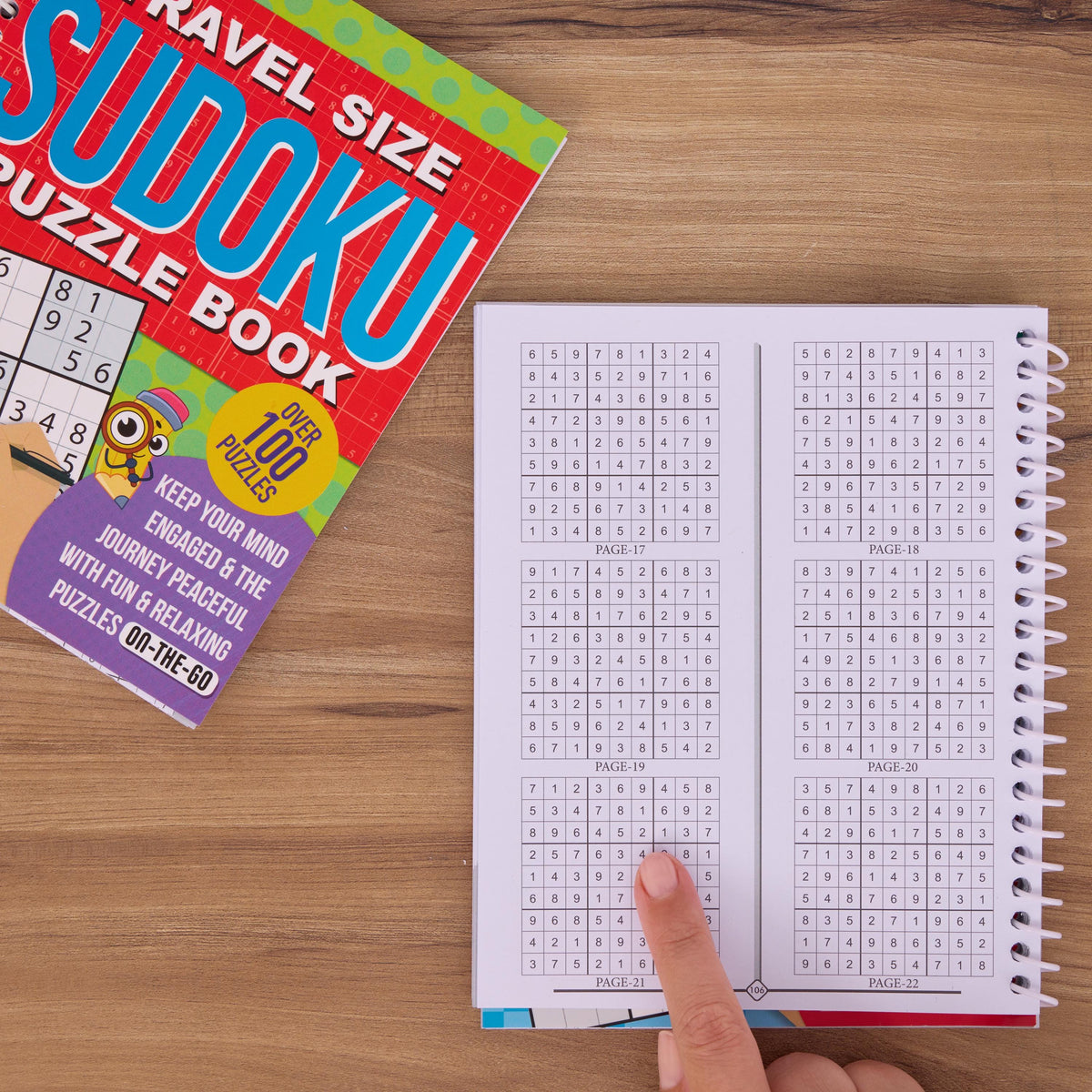2 Sudoku Books Spiral Bound Puzzle Adults Travel Size over 200 Puzzles Etsy