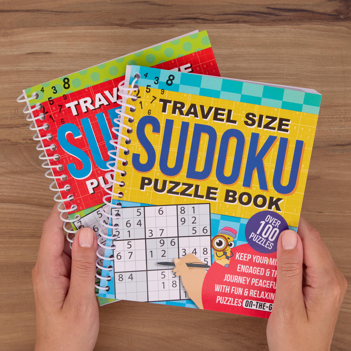 2 Sudoku Books Spiral Bound Puzzle Adults Travel Size over 200 Puzzles Etsy