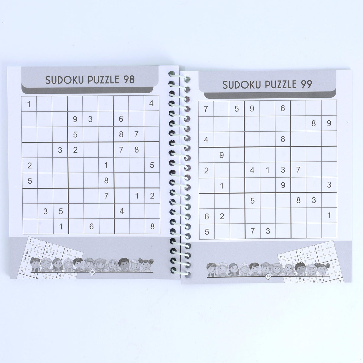 2 Sudoku Books Spiral Bound Puzzle Adults Travel Size over 200 Puzzles Etsy