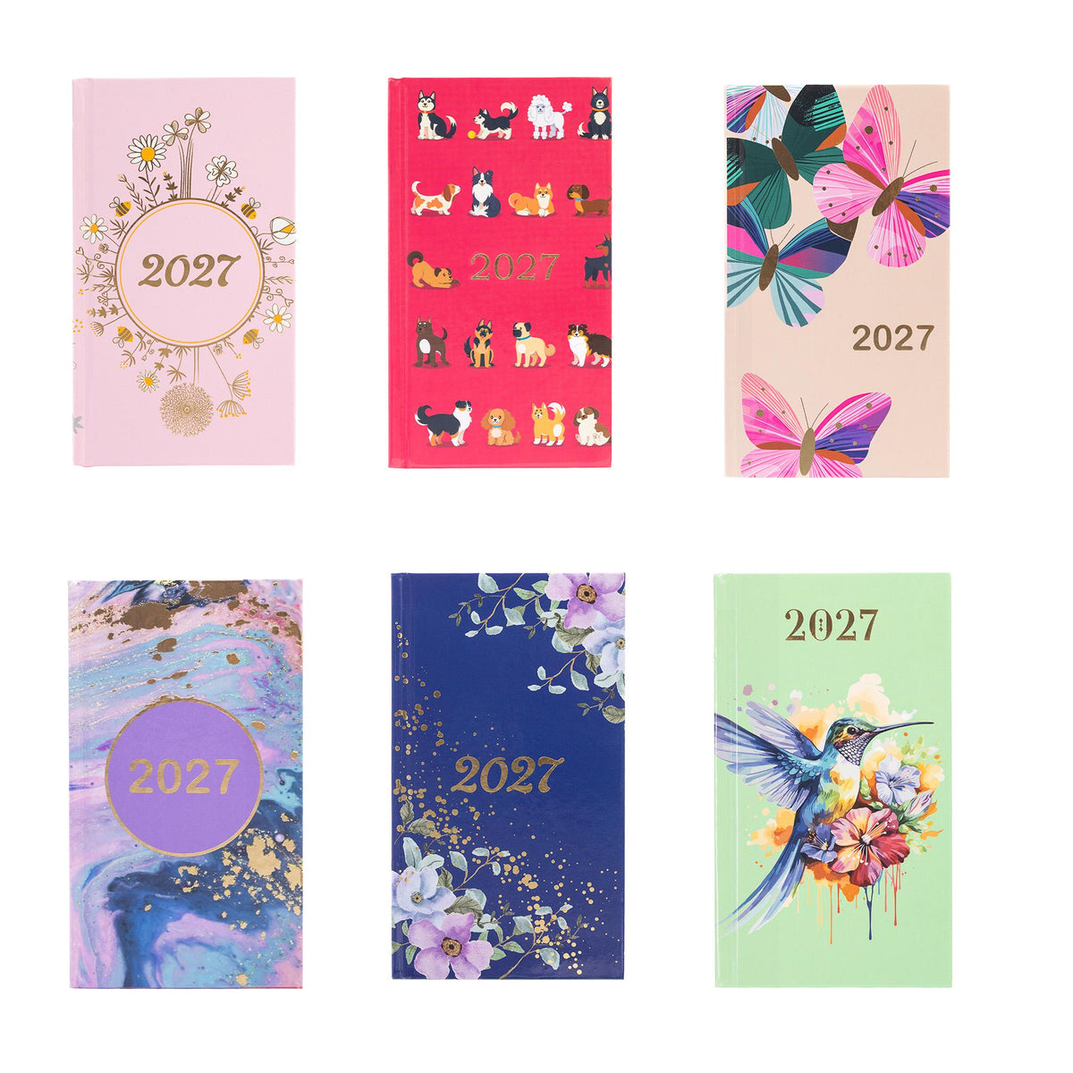 2027 Slim Week to View Diary with Pen Gift Set (Unruled Pages) Etsy