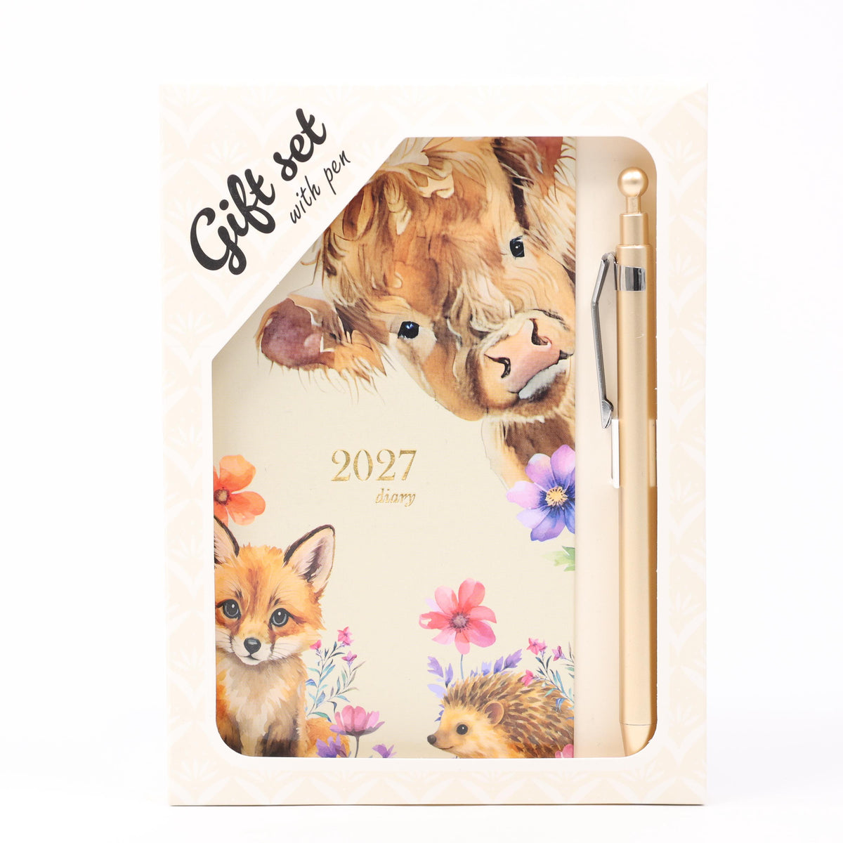 2027 Slim Week to View Diary with Pen Gift Set (Unruled Pages) Etsy