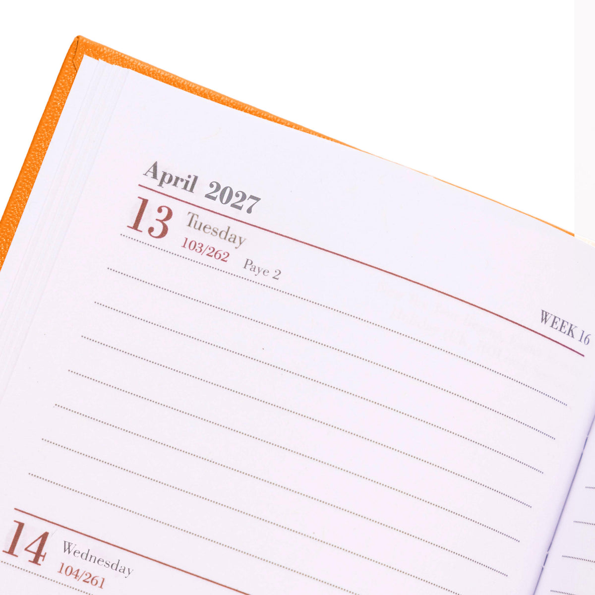 2027 Diary & Pen Slim Size Week to View Diaries Plain Planner Gift Set Boxed Etsy